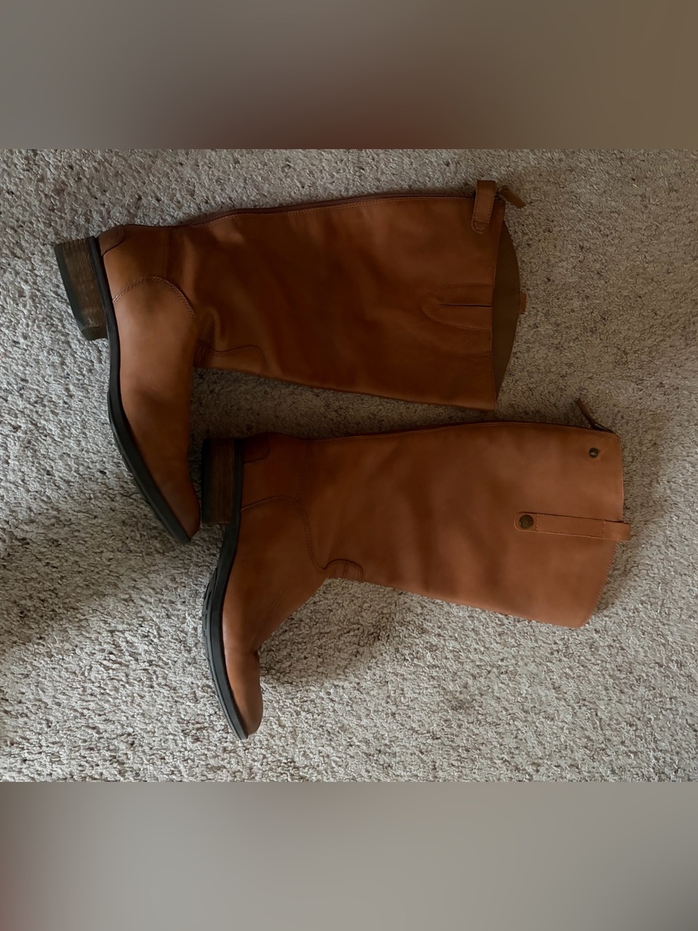 Sam Edelman Tall Riding Boots - Tan Brown